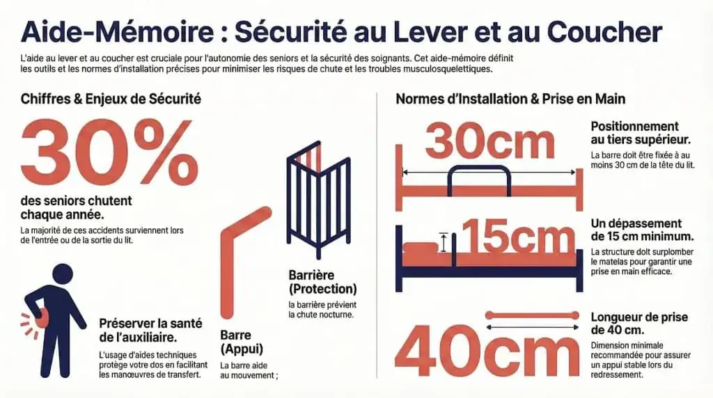 barre de lit affiche